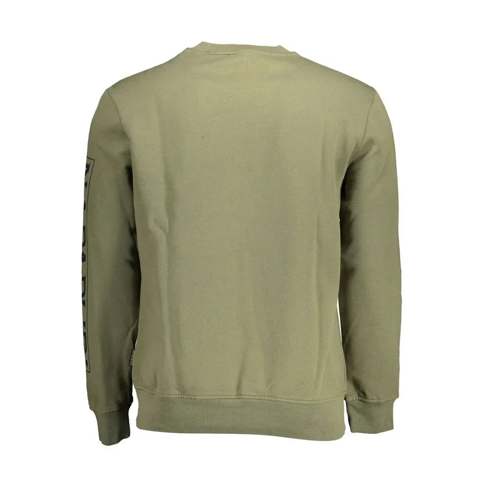 Napapijri Verde Cotton Men Sweatshirt - Zeiniez
