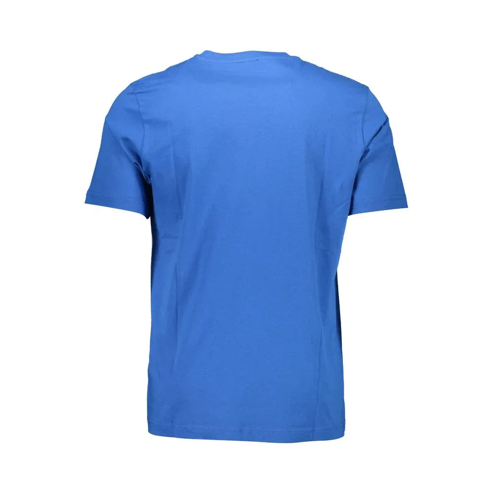Diesel Blu Cotton Men T-Shirt - Zeiniez