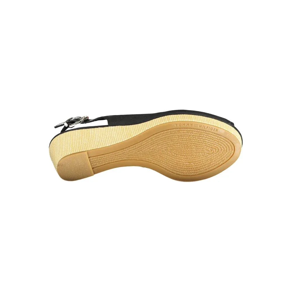Tommy Hilfiger Black Polyester Women Sandal - Zeiniez