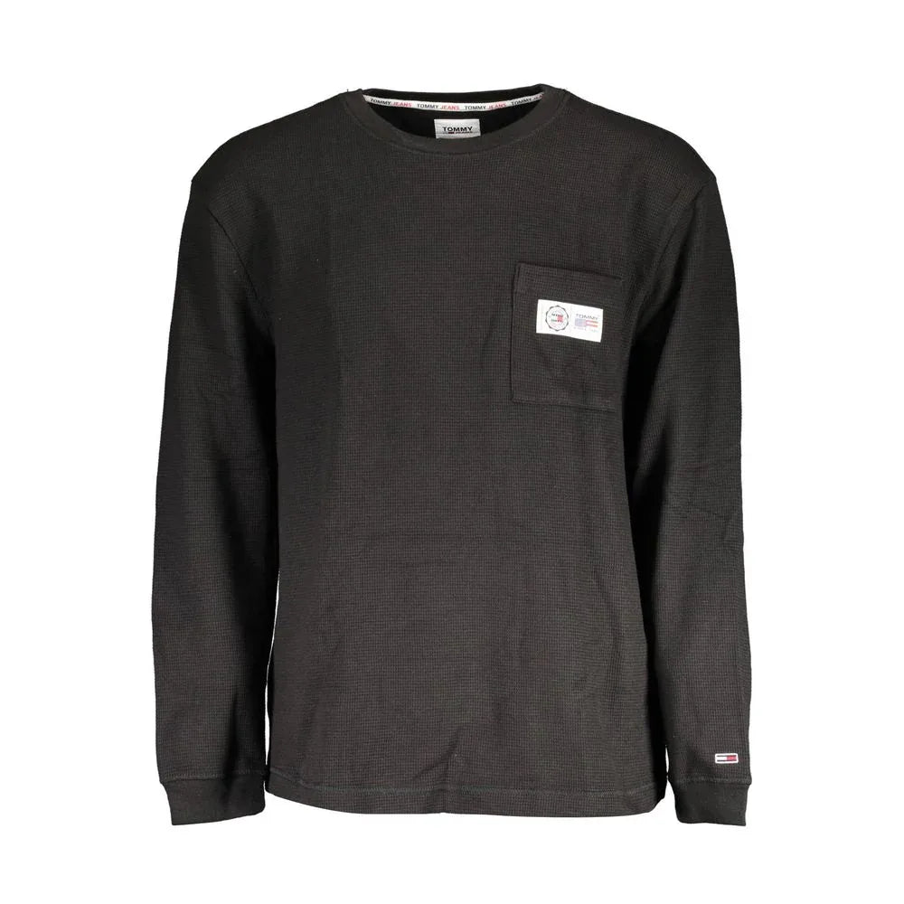 Tommy Hilfiger Black Cotton Men Sweater - Zeiniez