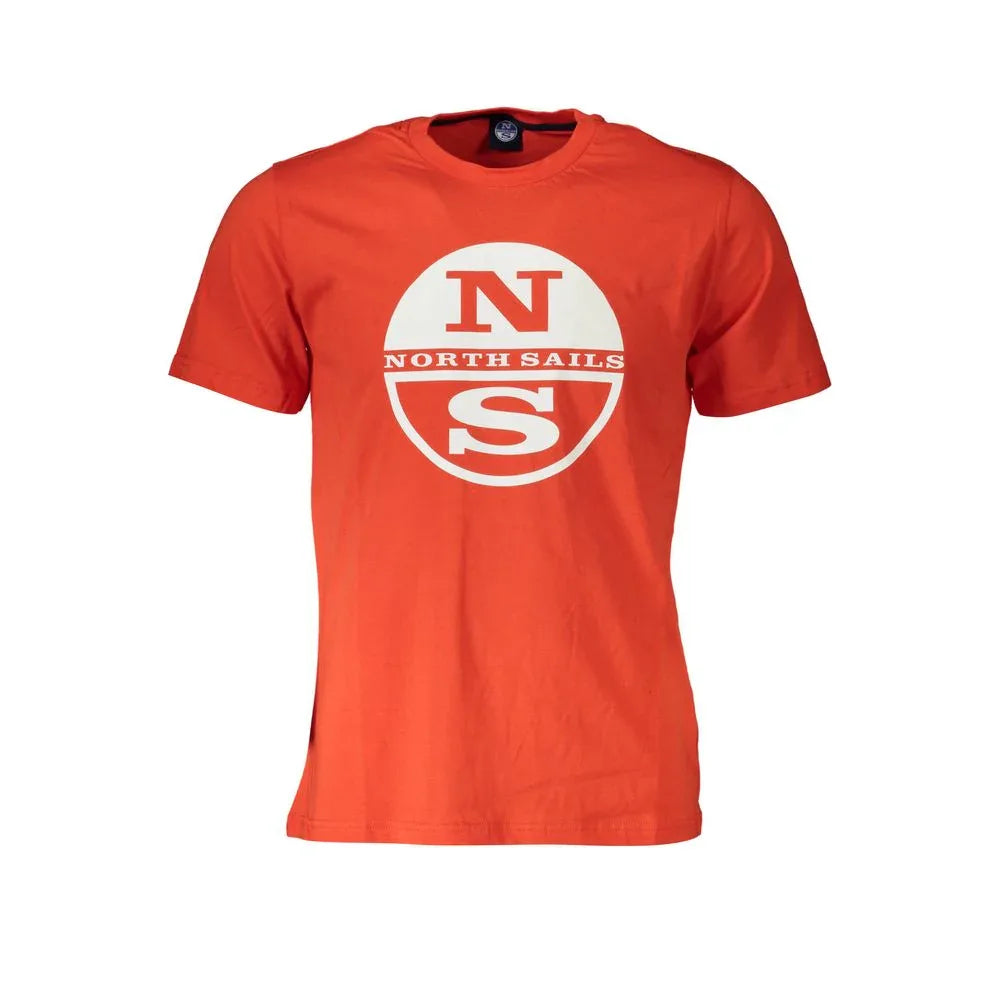 North Sails Rosso Cotton Men T-Shirt - Zeiniez