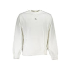 Calvin Klein White Cotton Men's Sweatshirt - Zeiniez