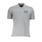 La Martina Grigio Cotton Men Polo - Zeiniez