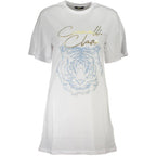 Cavalli Class Bianco Cotton Women T-Shirt - Zeiniez