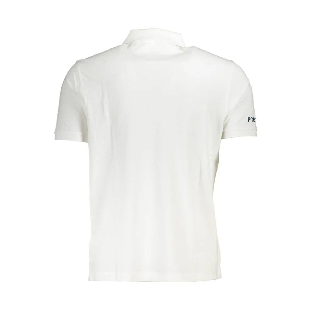 La Martina White Cotton Men's Polo Shirt - Zeiniez