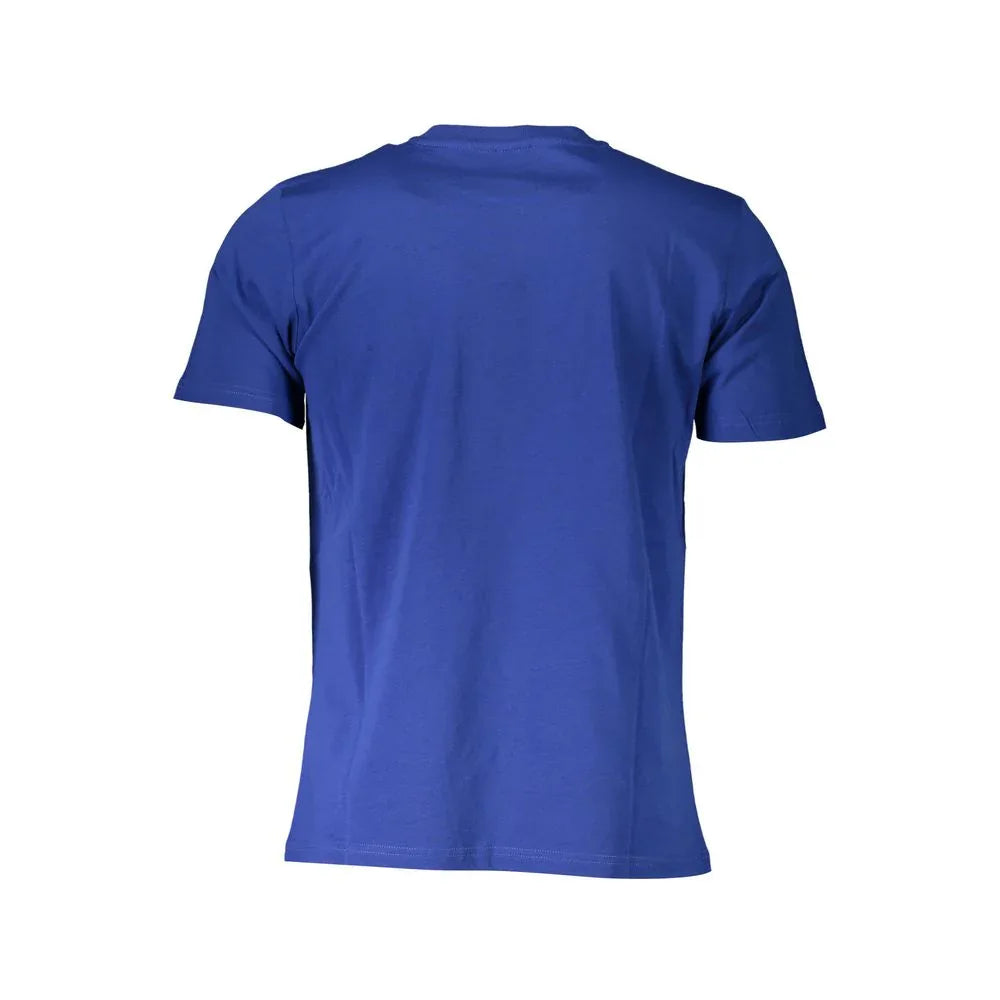 North Sails Blue Cotton Men T-Shirt - Zeiniez