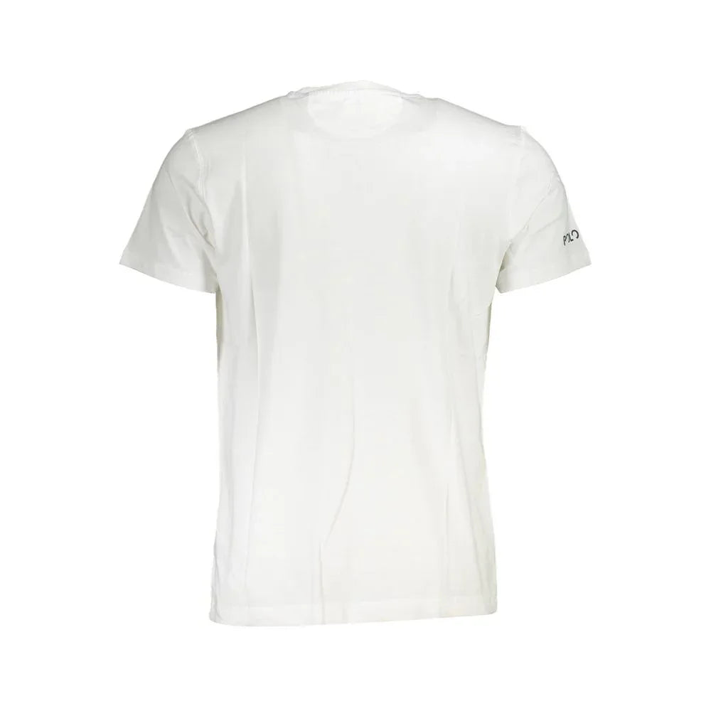 La Martina White Cotton Men T-Shirt - Zeiniez
