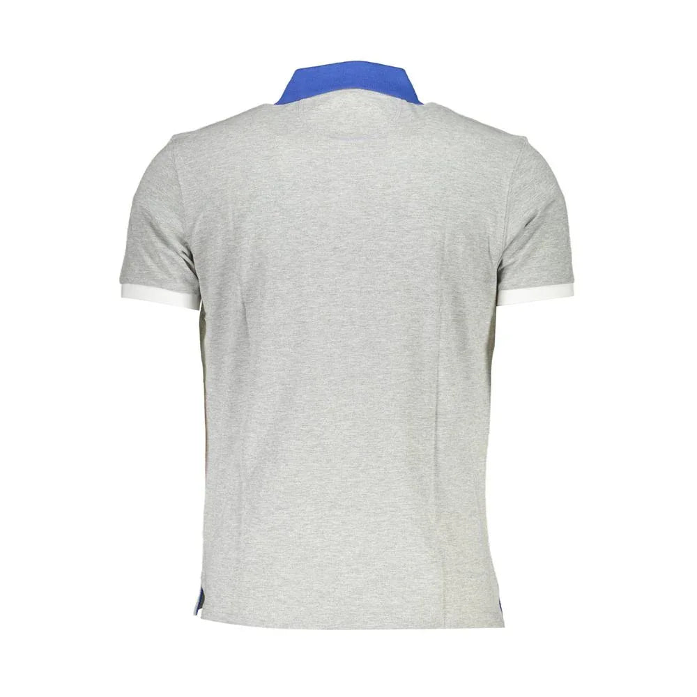 La Martina Grigio Cotton Men Polo - Zeiniez