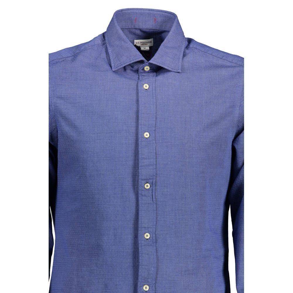 U.S. POLO ASSN. Blue Cotton Men's Shirt - Zeiniez
