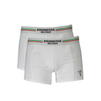 Aeronautica Militare White Cotton Men's Boxer Briefs