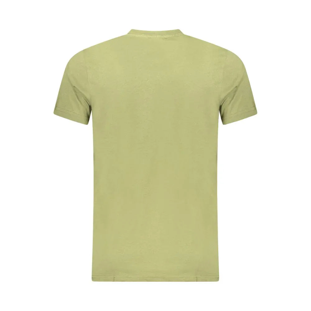 Cavalli Class Verde Cotton Mens T-Shirt - Zeiniez
