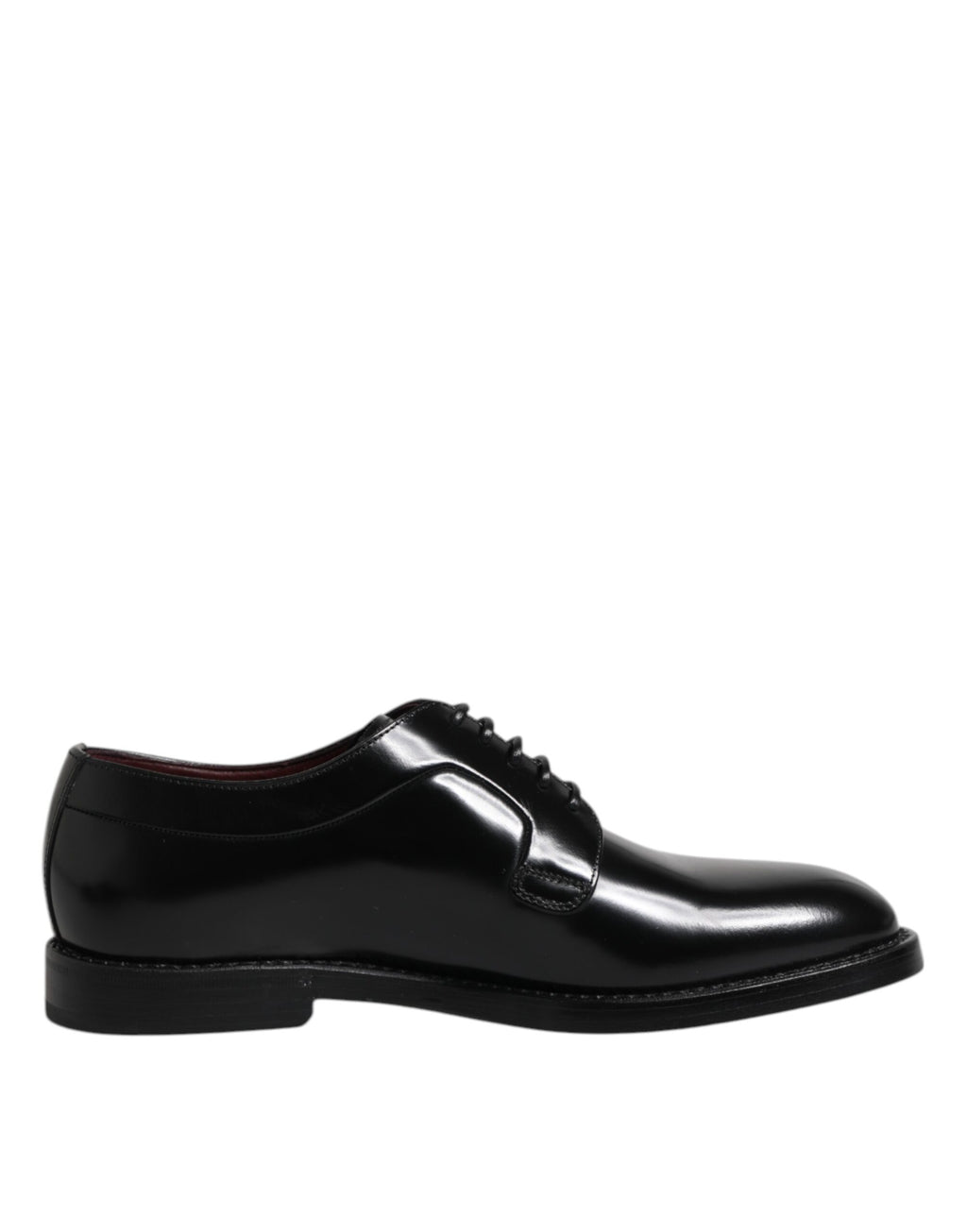 Dolce & Gabbana Black Leather Lace Up Derby Dress Formal Shoes