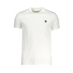 Timberland Bianco Cotton Mens T-Shirt - Zeiniez