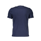 North Sails Blue Cotton Men T-Shirt