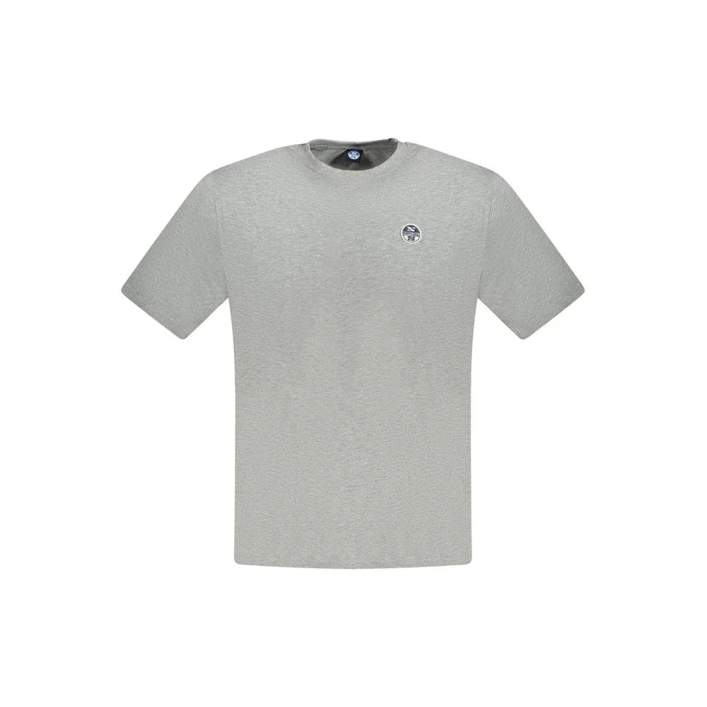 North Sails Grigio Cotton Men T-Shirt - Zeiniez