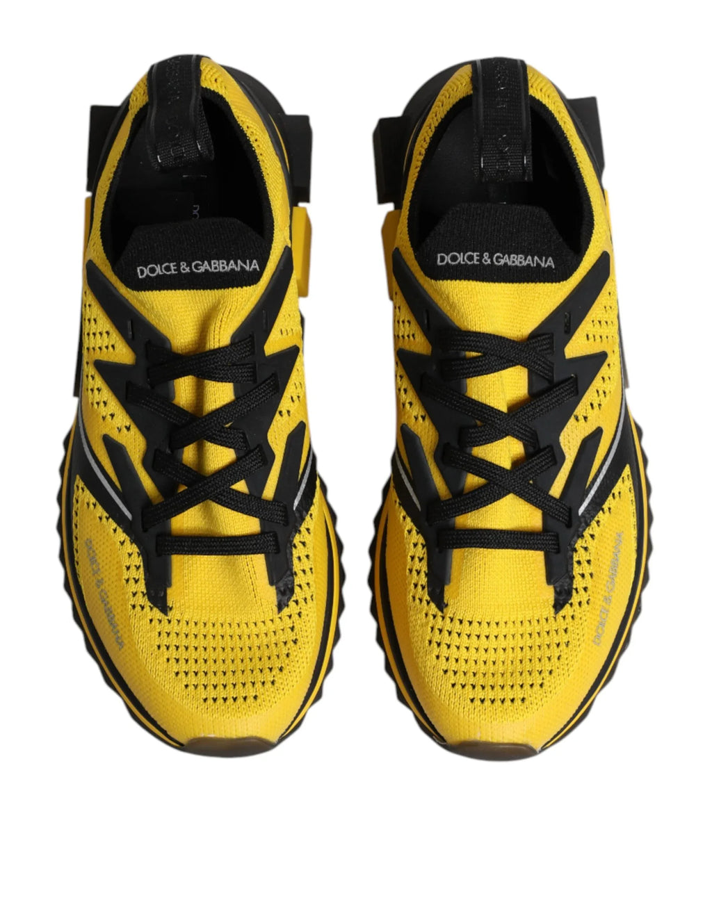 Dolce & Gabbana Yellow SORRENTO Sport Stretch Sneakers Shoes - Zeiniez