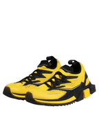 Dolce & Gabbana Yellow SORRENTO Sport Stretch Sneakers Shoes - Zeiniez
