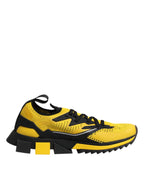 Dolce & Gabbana Yellow SORRENTO Sport Stretch Sneakers Shoes - Zeiniez