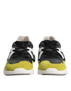 Dolce & Gabbana Multicolor Lace Up Low Top Men Sneakers Shoes - Zeiniez