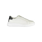Calvin Klein Sleek White Sneakers with Contrast Accents - Zeiniez