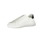 Calvin Klein Sleek White Sneakers with Contrast Accents - Zeiniez