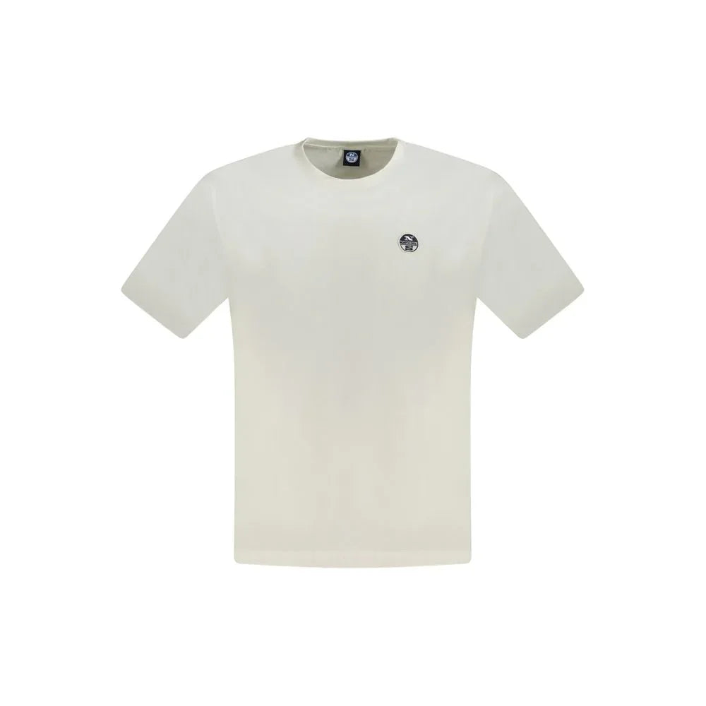 North Sails Bianco Cotton Men T-Shirt - Zeiniez