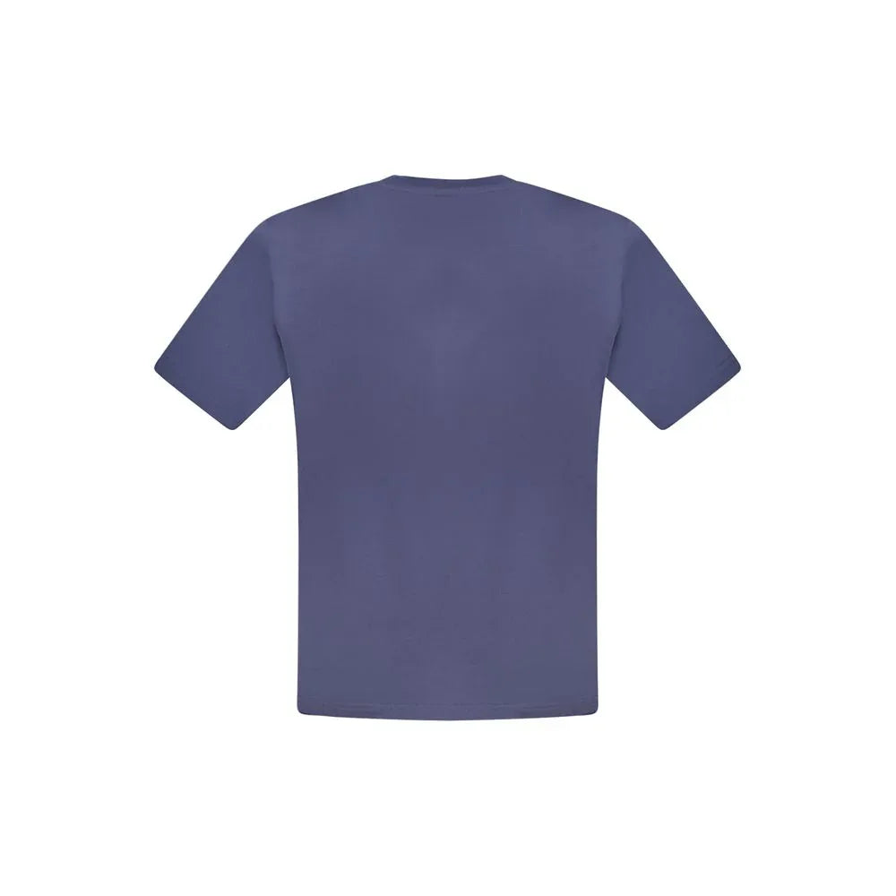 North Sails Blue Cotton Men T-Shirt - Zeiniez