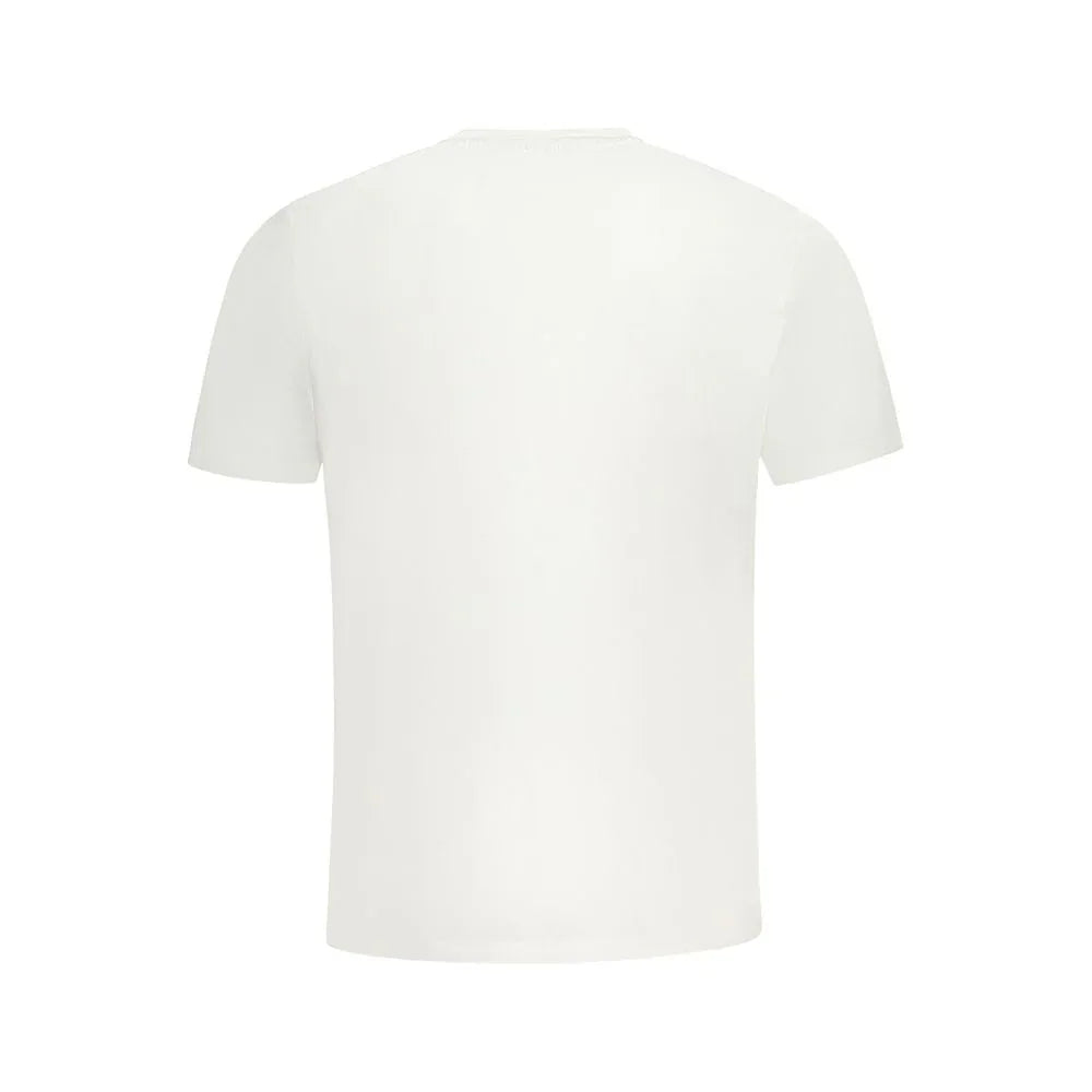 North Sails White Cotton Men T-Shirt - Zeiniez