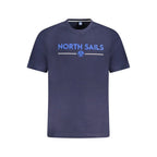 North Sails Blue Cotton Men T-Shirt - Zeiniez