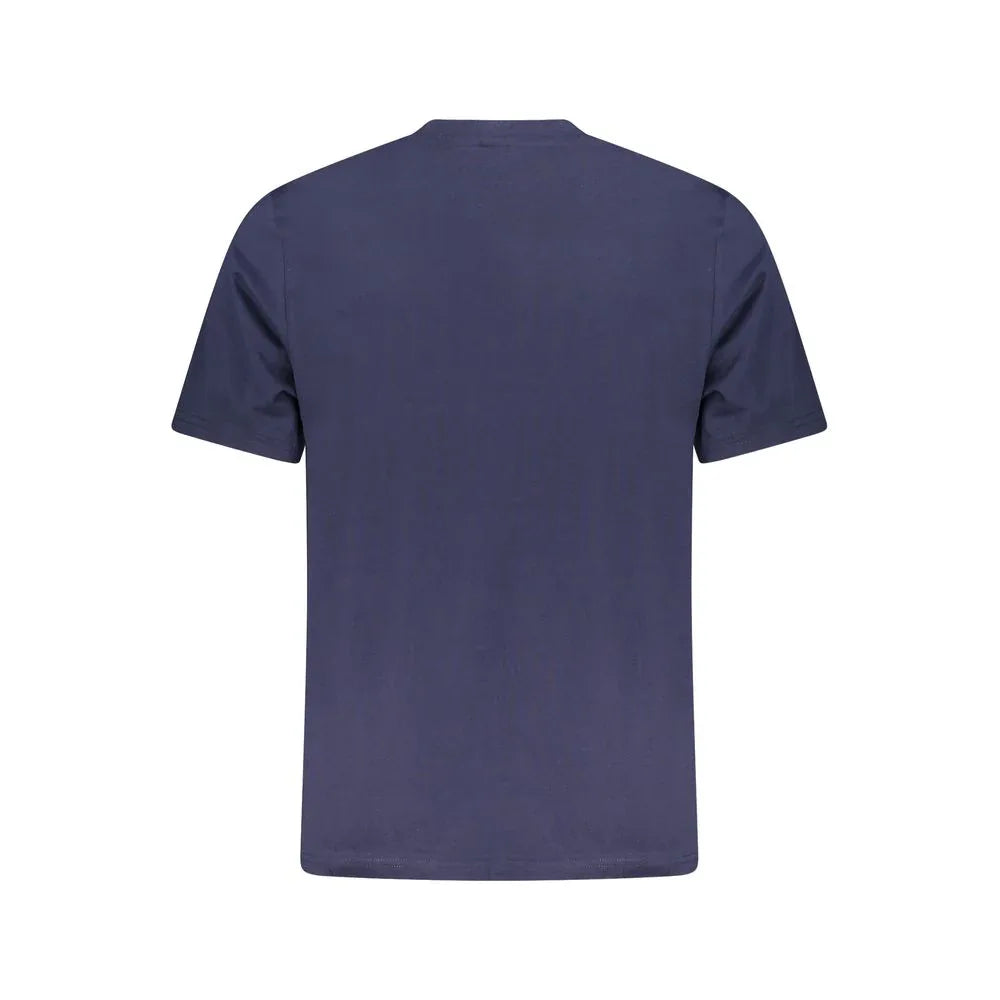 North Sails Blue Cotton Men T-Shirt - Zeiniez