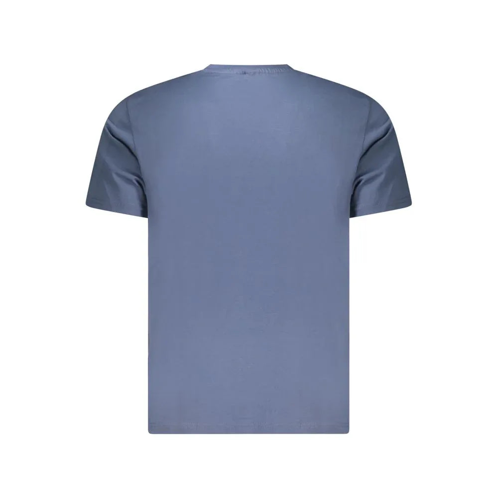 North Sails Blue Cotton Men T-Shirt - Zeiniez