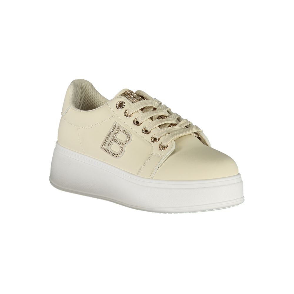 Laura Biagiotti Beige Polyurethane Women Sneaker - Zeiniez