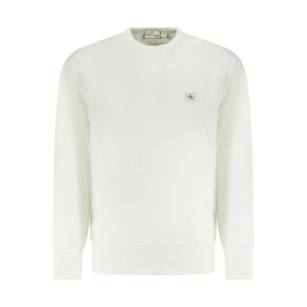Calvin Klein White Cotton Men Sweatshirt - Zeiniez