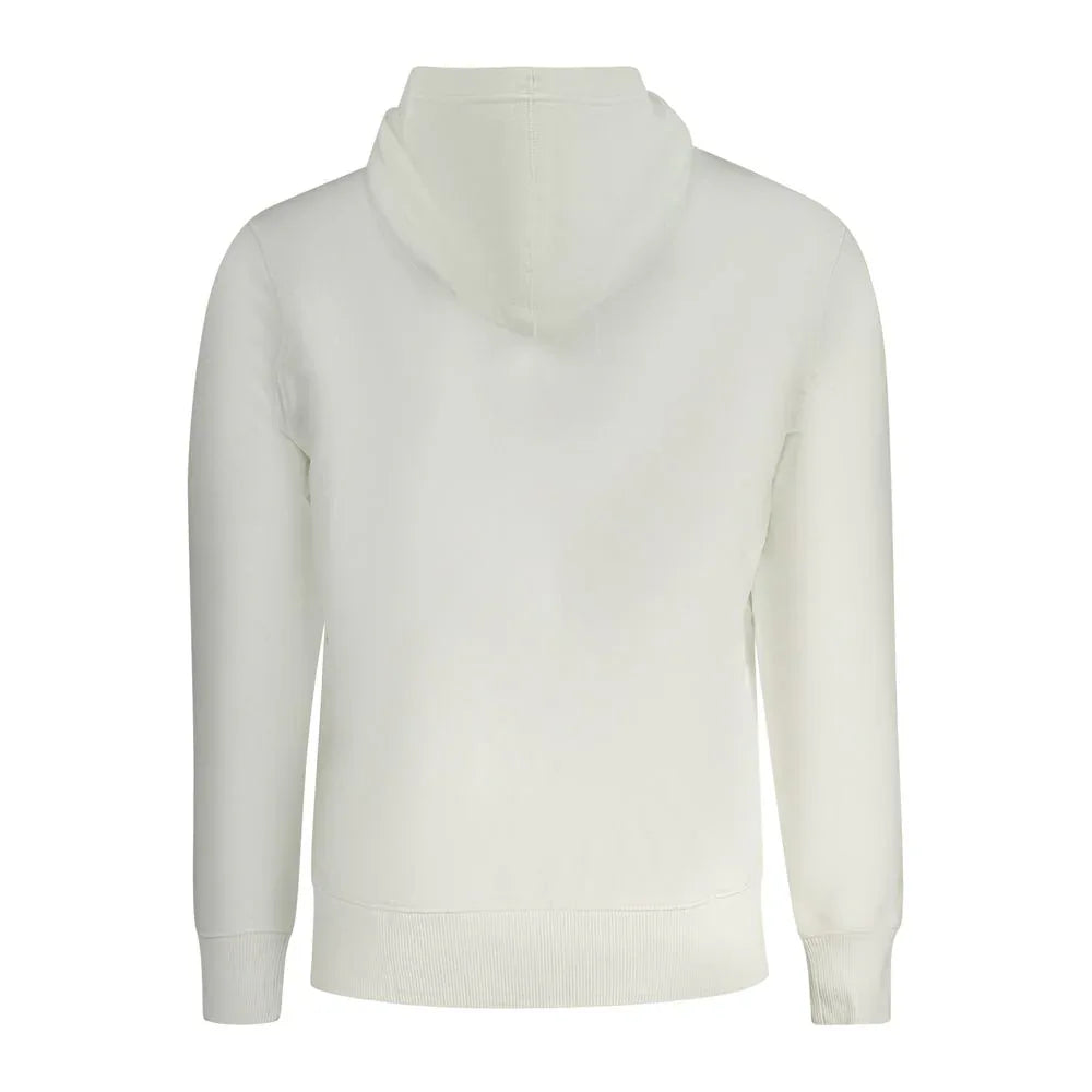 Calvin Klein White Cotton Men's Hooded Sweatshirt - Zeiniez