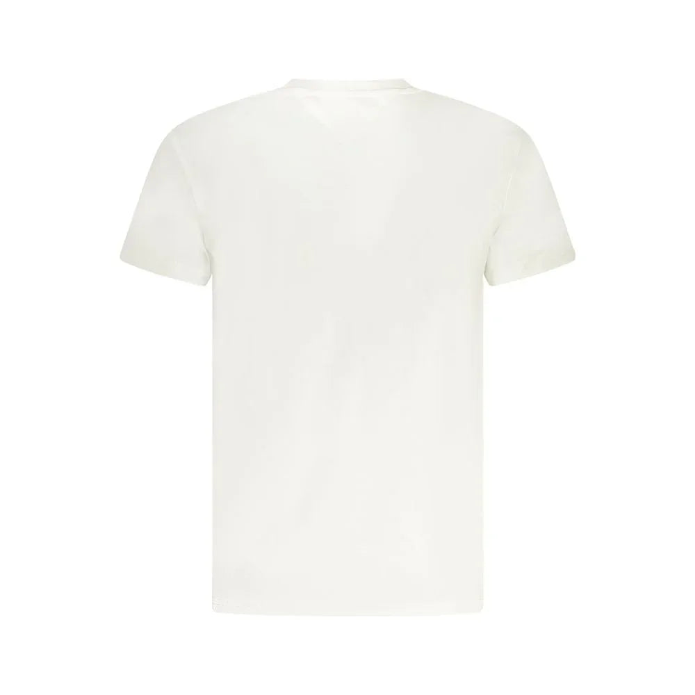 Tommy Hilfiger Bianco Cotton Mens T-Shirt - Zeiniez