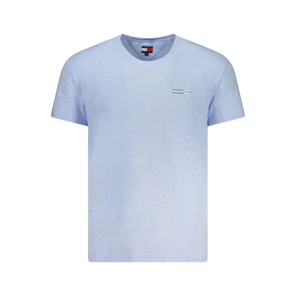 Tommy Hilfiger Azzurro Cotton Men's T-Shirt - Zeiniez