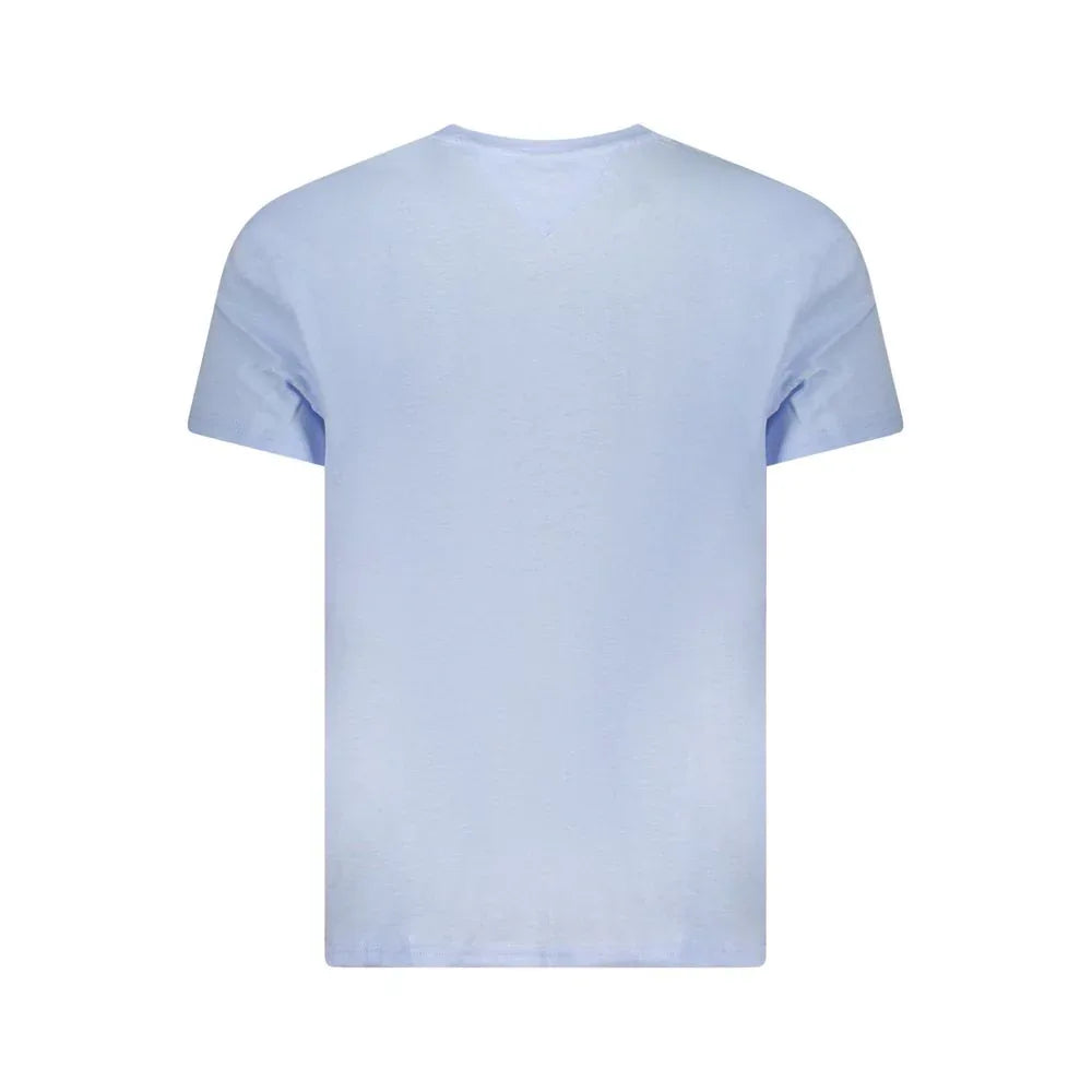 Tommy Hilfiger Azzurro Cotton Men's T-Shirt - Zeiniez