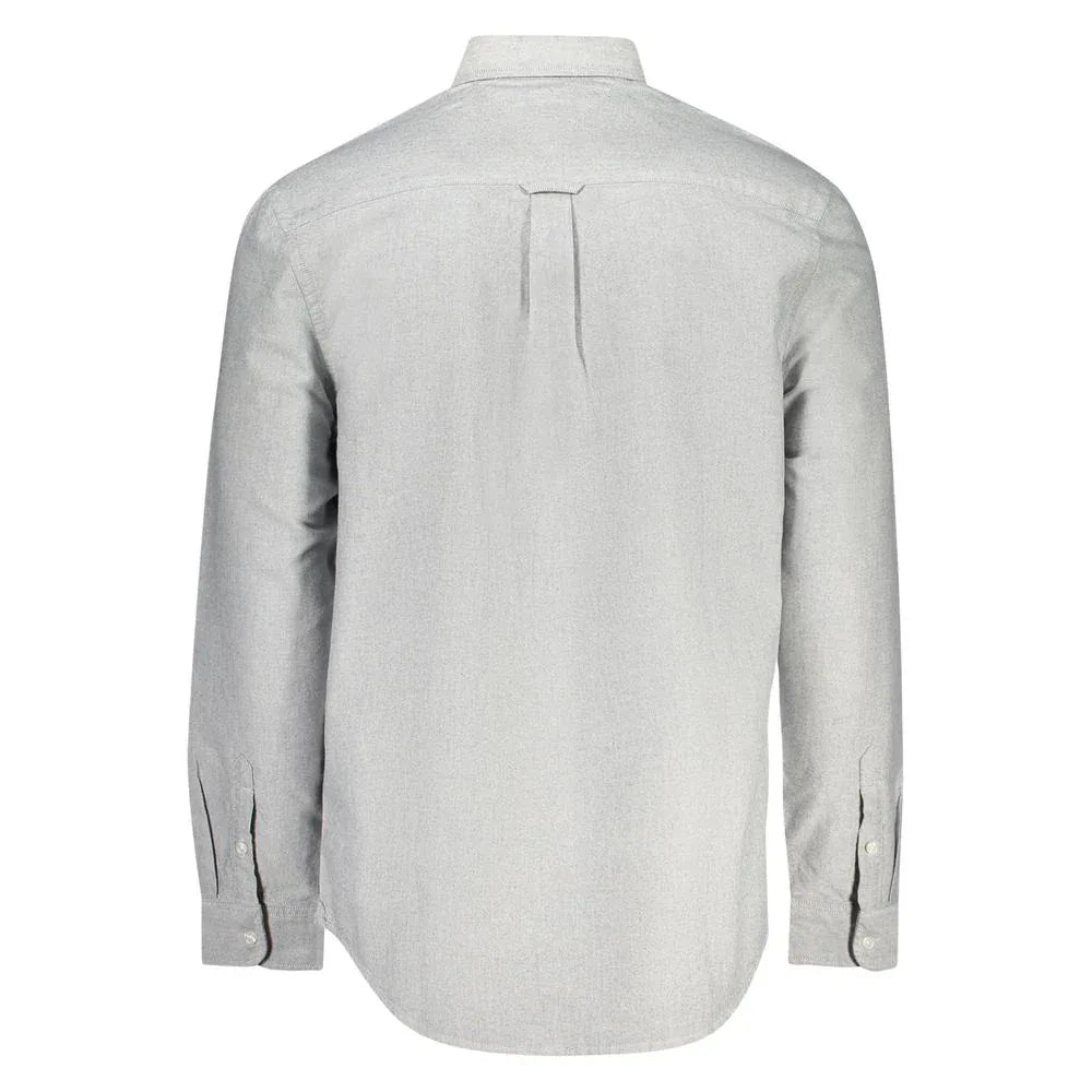 Tommy Hilfiger Grigio Cotton Men Shirt - Zeiniez