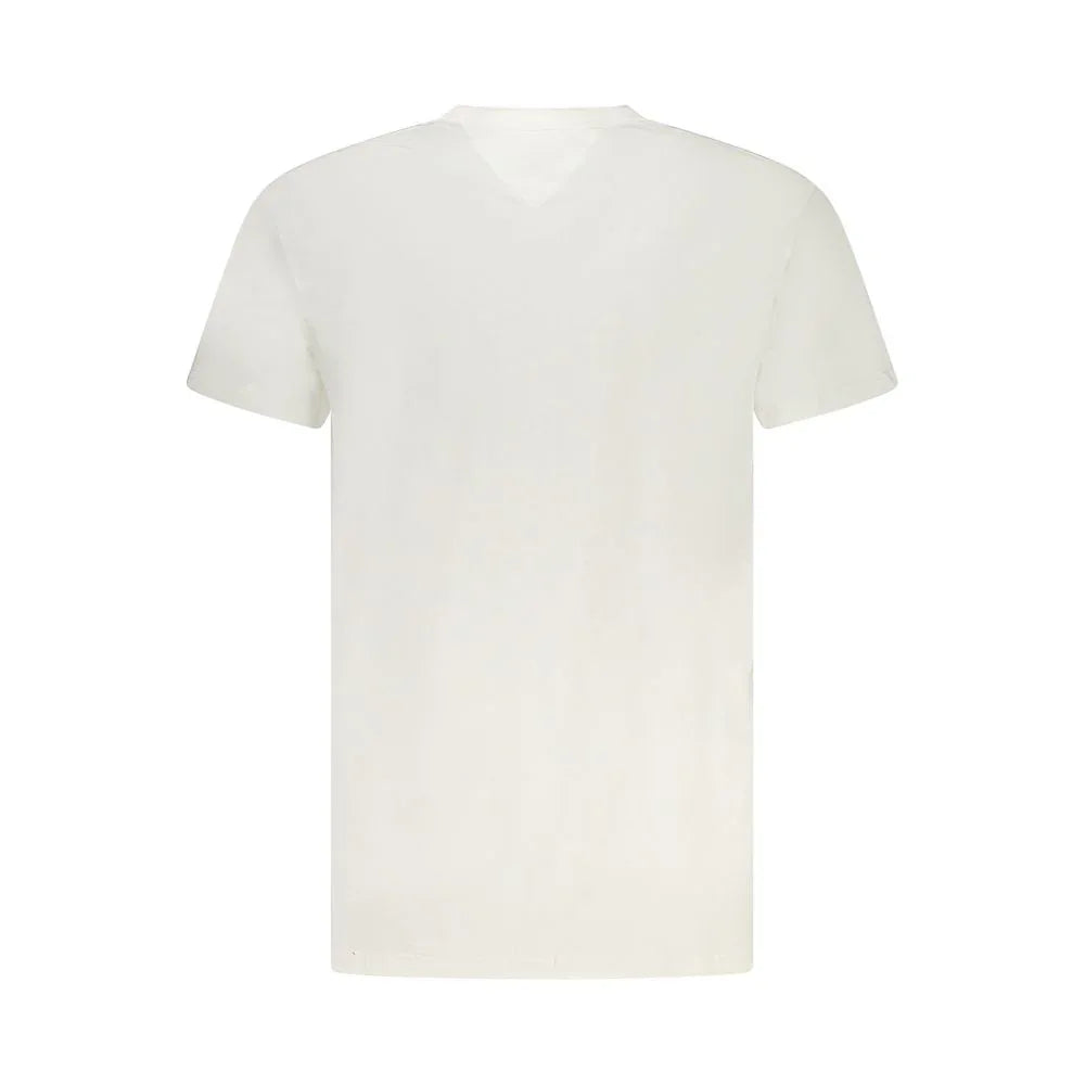 Tommy Hilfiger White Cotton Men T-Shirt - Zeiniez