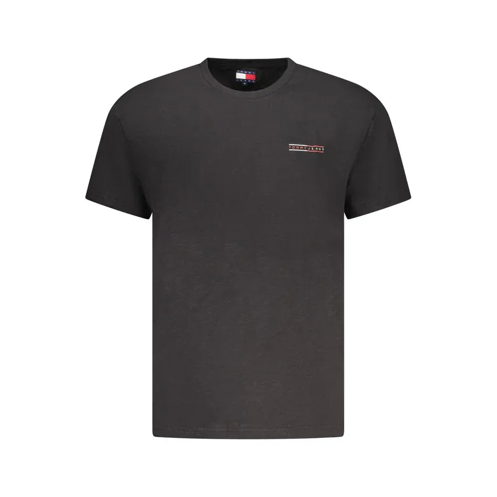 Tommy Hilfiger Black Cotton Men's T-Shirt - Zeiniez