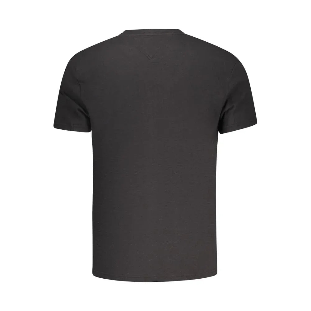 Tommy Hilfiger Black Cotton Men's T-Shirt - Zeiniez