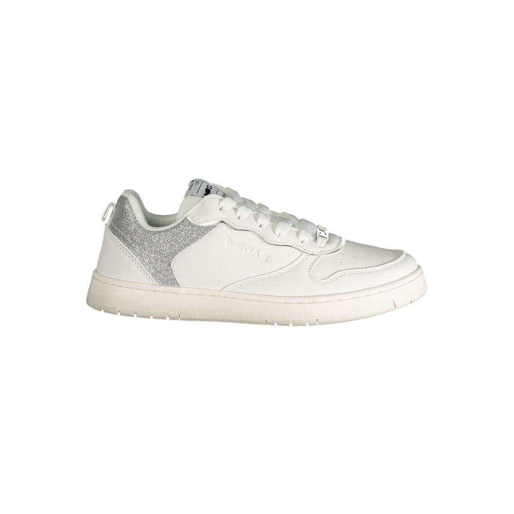 Gas White Polyester Women Sneaker - Zeiniez