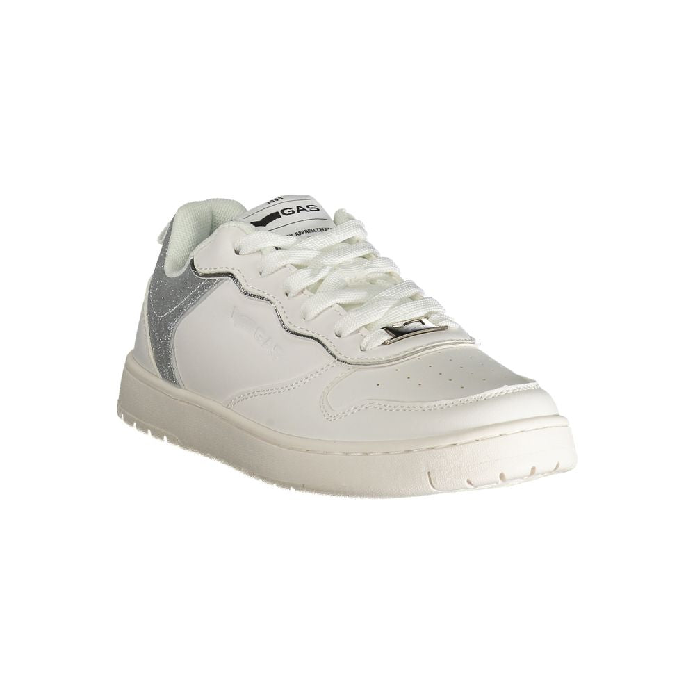 Gas White Polyester Women Sneaker - Zeiniez