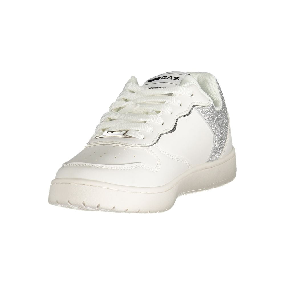 Gas White Polyester Women Sneaker - Zeiniez