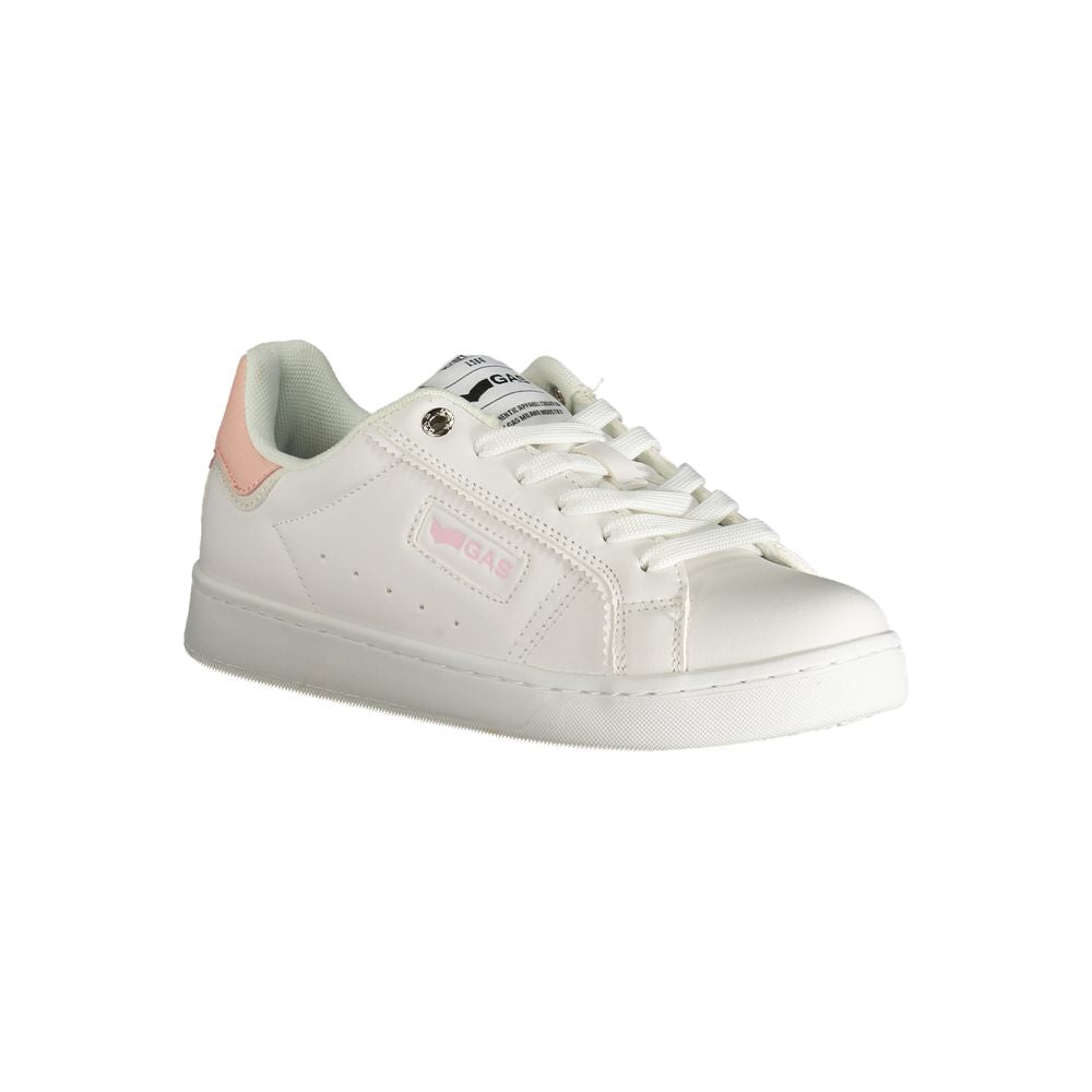Gas White Polyester Women Sneaker - Zeiniez