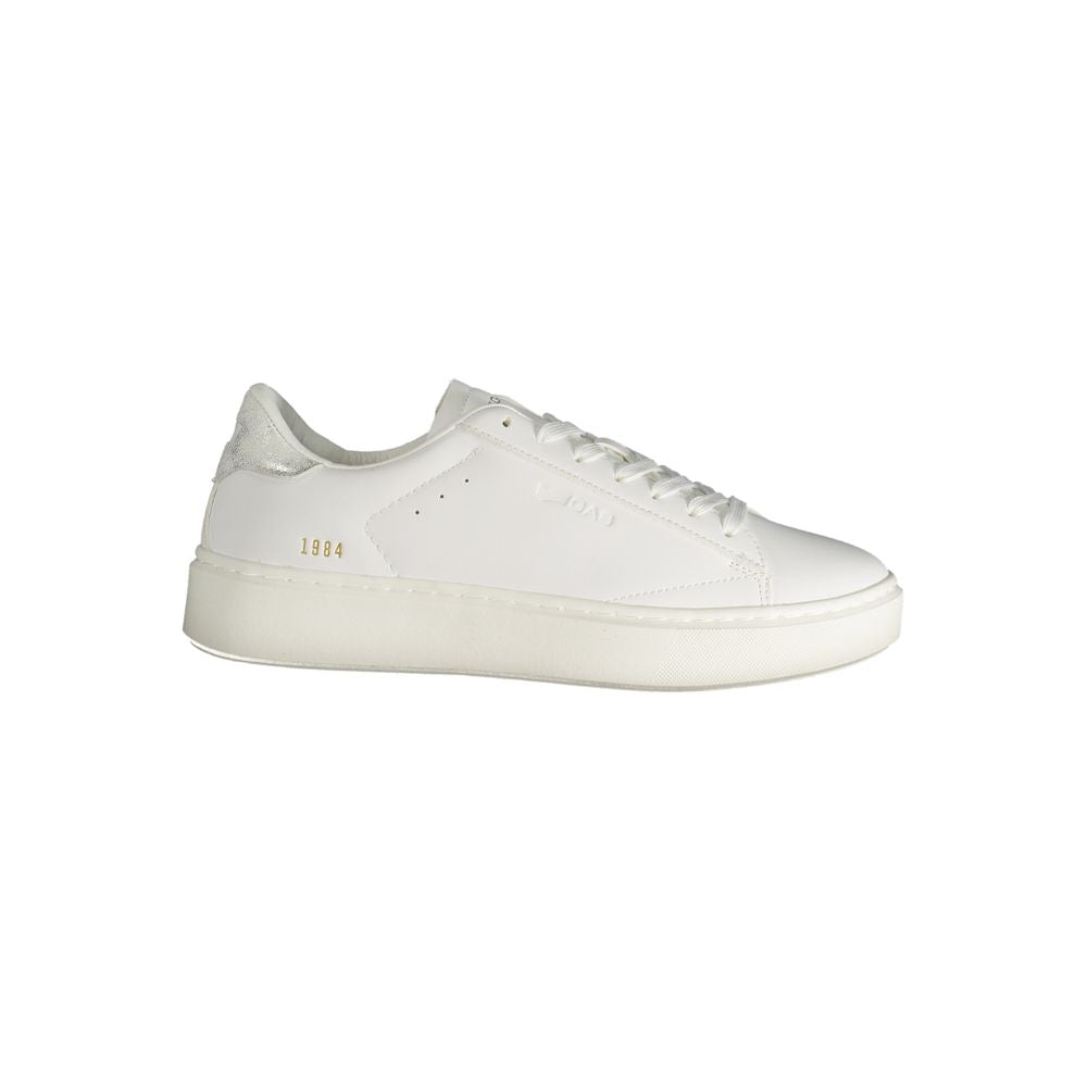Gas White Polyester Women Sneaker - Zeiniez
