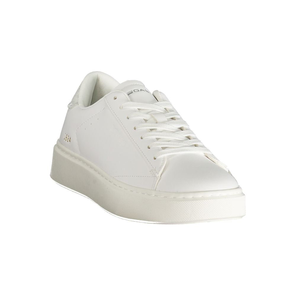 Gas White Polyester Women Sneaker - Zeiniez