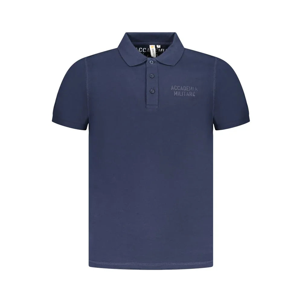 Accademia Militare Blu Cotton Men Polo - Zeiniez