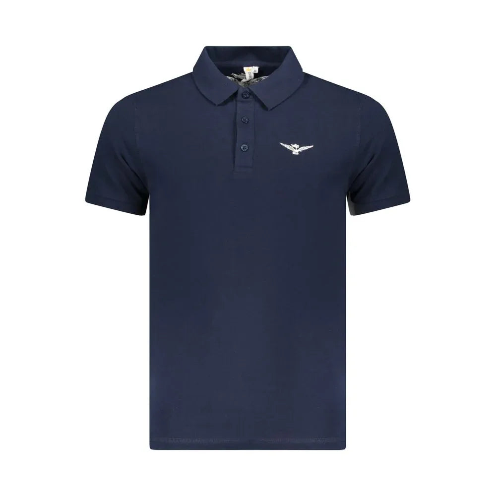 Accademia Militare Blu Cotton Mens Polo - Zeiniez