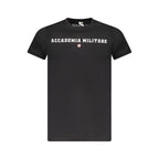 Accademia Militare Black Cotton Men's T-Shirt - Zeiniez